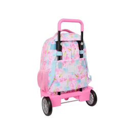 Mochila Escolar Barbie Painterly Rosa Azul cielo 33 x 45 x 22 cm