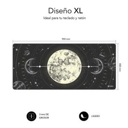 SUBBLIM Alfombrilla Lunar XL Mouse Pad 900x400x3 SUBBLIM Alfombrilla Lunar XL Mouse Pad 900x400x3
