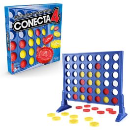 Hasbro Games A5640 Conecta 4 Juego de Mesa Familiar para Niños y Adultos, Juego de Estrategia Clásico para 2 Jugadores