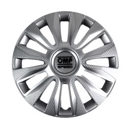 Omp Speed Juego De 4 Tapacubos Magnum Color Plata-Carbono 13 Pulgadas OMPS07011323 Omp Speed Juego De 4 Tapacubos Magnum Color Plata-Carbono 13 Pulgadas OMPS07011323