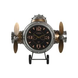 Reloj Pared Vintage DKD Home Decor Plateado Dorado 10.5 x 49.5 x 50 cm