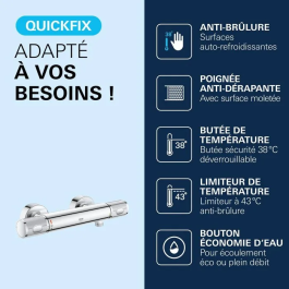 Grohe Mezclador Termostático de Ducha - Cromo