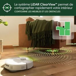 Irobot Roomba 405 Combo Robot Aspirador con Base Multifunción Lava y Seca LiDAR Clearview