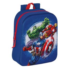 Mochila Escolar The Avengers 3D Azul marino 22 x 27 x 10 cm Precio: 5.50000055. SKU: B127YNC3C2