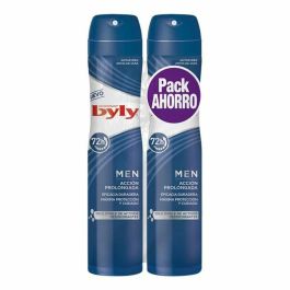 Byly Desodorante Spray FOR MEN Lote Set 2x200ml para Hombre | Protección 72h, Doble Activo Anti-Manchas Blancas y Sudor Precio: 4.49999968. SKU: B1JKVE7ZWM