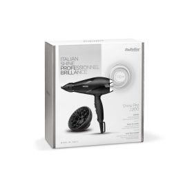 BaByliss 6713DE Secador de Pelo Shine Pro 2200W, 110 km/h, Iónico, 2 Temperaturas/Velocidades, Aire Frío, Difusor y Concentrador, Profesional BaByliss 6713DE Secador de Pelo Shine Pro 2200W, 110 km/h, Iónico, 2 Temperaturas/Velocidades, Aire Frío, Difusor y Concentrador, Profesional