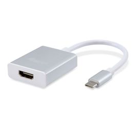 Adaptador USB-C a HDMI Equip 133452 Blanco 4K Ultra HD Precio: 19.49999942. SKU: B18FQATRCR