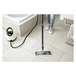 Kärcher SC 2 Deluxe - Limpiador a vapor de cilindro, 1 L, Negro y Blanco, 1500 W, 3.2 bar