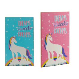 Giftdecor Retablo Madera Unicornio Surtidos 24x40x0.9 cm (Set de 24) Precio: 38.59000002. SKU: S3603749