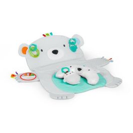 ESTRELLAS BRILLANTES Alfombrilla de juego Polar Bear Tummy Time Prop & Play ESTRELLAS BRILLANTES Alfombrilla de juego Polar Bear Tummy Time Prop & Play