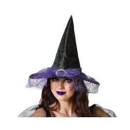 Sombrero De Bruja Púrpura Y Negro Mujer Adulto Precio: 1.98999988. SKU: B1FY7A8RCP