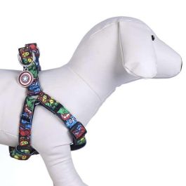 Marvel Petral para Perro, Talla M-L, Color Negro