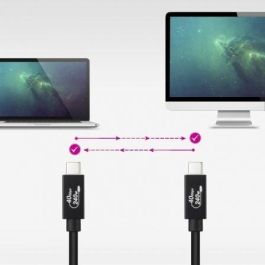 NANOCABLE CABLE USB 4 GEN3x2 40Gbps 5A/240W, USB-C M/M 1 M NANOCABLE CABLE USB 4 GEN3x2 40Gbps 5A/240W, USB-C M/M 1 M