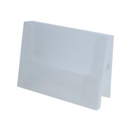 Carpeta Liderpapel Portadocumentos Polipropileno Dina4 Transparente Translucido Lomo 50 mm