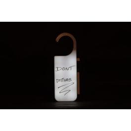 DKD Home Decor Decoración Luminosa LED Blanca de 3x21x7 cm | Funciona con 2 Pilas AA