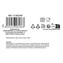 La Mediterranea Set 6 Vasos Shogun 300 cc (8 Cajas)