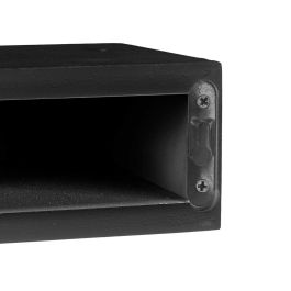 Tres Estantes Espejo 15 30 45 Cm Negro Giftdecor (4 Unidades) Tres Estantes Espejo 15 30 45 Cm Negro Giftdecor (4 Unidades)