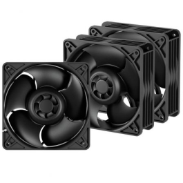 Arctic S12038-8K Pack 3 Ventiladores de Servidor PWM 120mm x 38mm, 800-8000rpm, Doble Rodamiento de Bolas