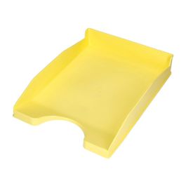 Bandeja Sobremesa Plastico Q-Connect Amarillo Pastel Opaco 240x70x340 mm Precio: 3.3758998184999998. SKU: B1GVBFDLWZ