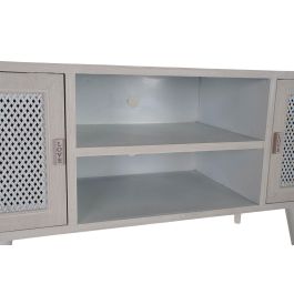 Mueble Tv Moderno DKD Home Decor Blanco 41 x 61 x 110 cm Mueble Tv Moderno DKD Home Decor Blanco 41 x 61 x 110 cm
