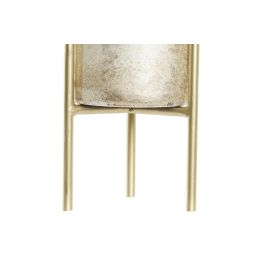 Portavela Moderno DKD Home Decor Bicolor Dorado 10 x 23 x 10 cm