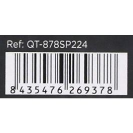 Quttin Sartén Wok de Aluminio Forjado de 24 cm, con Fondo de Inducción Espiral (4 Unidades)