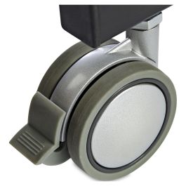 StarTech Escritorio Móvil de Pie Portátil Ajustable Ergonómico con Ruedas Negro