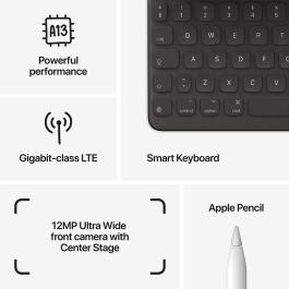 Tablet Apple MK4E3TY/A 10,2" Hexa Core 3 GB RAM 64 GB Gris Tablet Apple MK4E3TY/A 10,2" Hexa Core 3 GB RAM 64 GB Gris