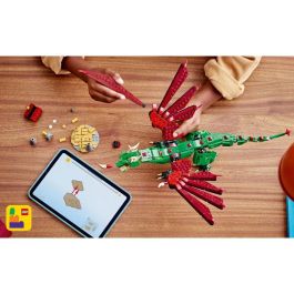 LEGO 31161 Dragón Medieval Creator - Set de construcción 3 en 1 (Dragón, Serpiente Marina, Fénix) articulado +9 años