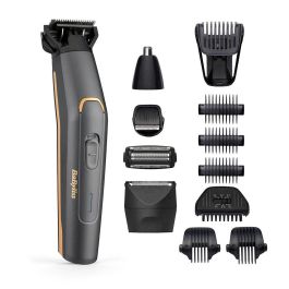 Babyliss MT987E Recortadora Multifunción 12 en 1 Cuchillas Grafito. 70 min Autonomía, Uso Rostro y Cuerpo Impermeable. Babyliss MT987E Recortadora Multifunción 12 en 1 Cuchillas Grafito. 70 min Autonomía, Uso Rostro y Cuerpo Impermeable.
