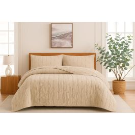 DKD Home Decor Colcha Boho Algodón Jaquard 260x240 cm 150 gsm (Set de 2 Unidades)