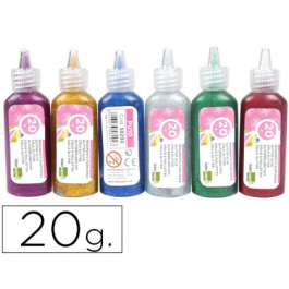 Liderpapel Purpurina fantasia colores metalicos surtidos bote 20 gr Precio: 21.6900002. SKU: B162KDT9QY