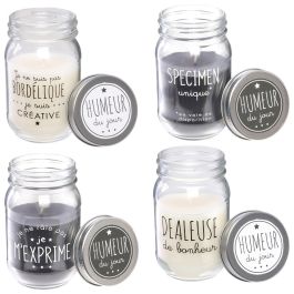 Home Deco Factory Tarro Con Vela Perfumada Bordélique Dealeuse M'exprime Specimen Almizcle Blanco Vainilla