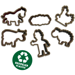 Ses Creative SEC8710341249199 Kit de Masa de Modelado Gigante Ecológico (7x90 g con Herramientas)