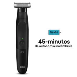 Braun XT3100 Recortadora Híbrida Serie X para Barba y Cuerpo con Lámina Flexible 4D, Resistente al Agua y 3 Peines