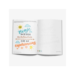 Cuaderno Rubio A4 Caligrafia Creativa Y Lettering Viajando Por El Mundo
