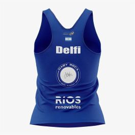 Camiseta de Tirantes Mujer Bullpadel Pitar Azul