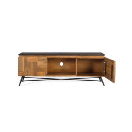 GINER Y COLOMER Mueble TV Madera de Mango Acabado Natural 150 cm