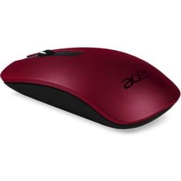 Acer Slim Optical Mouse AMR Inalámbrico Óptico Rojo 1000 DPI Ambidextro con Receptor USB para Oficina