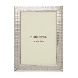 Marco Foto 10X15 Chic DKD Home Decor Plateado 2 x 17 x 12 cm