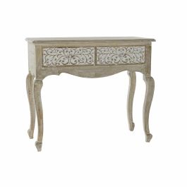 Consola Romantico DKD Home Decor Natural Blanco 42 x 81 x 92 cm