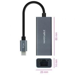 Adaptador USB-C a Red RJ45 NANOCABLE 10.03.0406