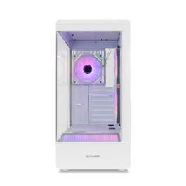 Nox NXHUMMERSIGNAWH Semitorre Hummer SIGNAL Blanca ARGB Cristal Templado Gaming