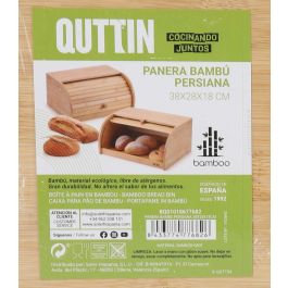 Panera de bambú Persiana Quttin 38x28x18 cm (4 Unidades) Panera de bambú Persiana Quttin 38x28x18 cm (4 Unidades)