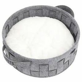 M Pets AUC1712323691118 Cesta para Mascotas de Fieltro Reciclado ECO, Cómoda con Cojín Suave y Asas Integradas 40x40x15cm Precio: 39.49999988. SKU: B18SGR6G5D