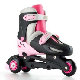 Patines 4 en linea rosa ajustable talla m ( 35/38) Patines 4 en linea rosa ajustable talla m ( 35/38)