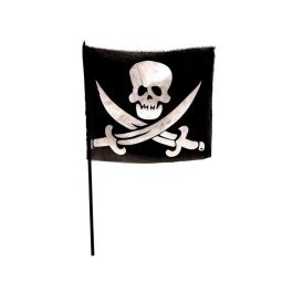 My Other Me Bandera Pirata Pequeña 46 x 32 cm Multicolor, Edad recomendada 3+ años