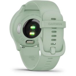 Garmin vivomove Sport Reloj inteligente híbrido con GPS y seguimiento de actividad, color menta y plata