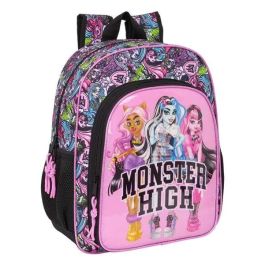 Mochila Safta Junior Adaptable A Carro Monster High 380x320x120 mm