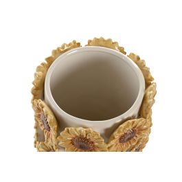 Jarron Shabby DKD Home Decor Amarillo Blanco 19 x 30 x 19 cm (2 Unidades) Jarron Shabby DKD Home Decor Amarillo Blanco 19 x 30 x 19 cm (2 Unidades)